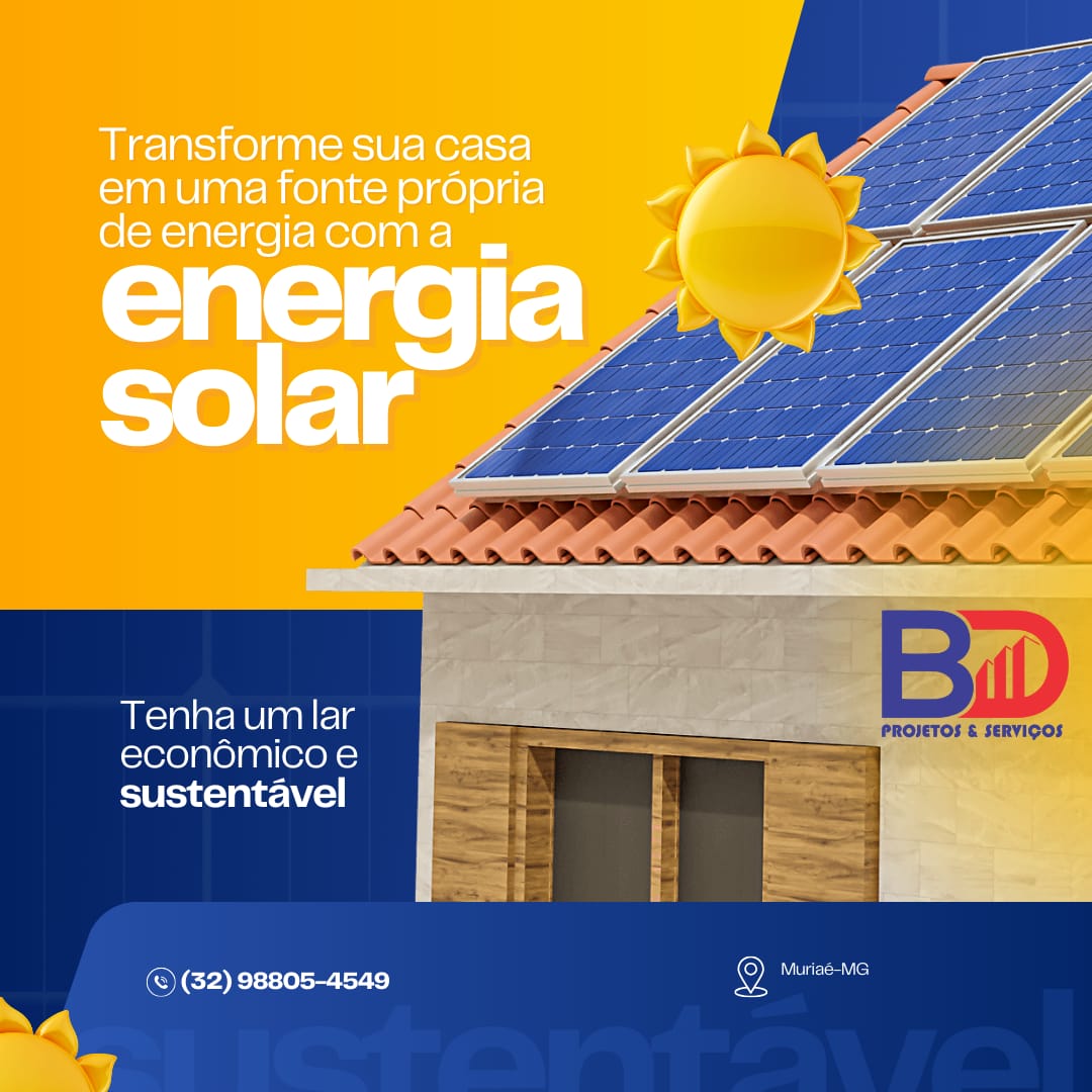 Sistema fotovoltaico para seu imóvel