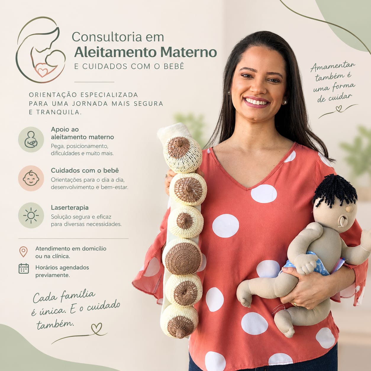 Consultoria em aleitamento materno com atendimento domiciliar